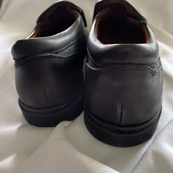 Johnston & Murphy After Hours Black Leather Loafers Mens Size 6M Comfortable & D - Picture 6 of 12